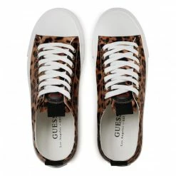 Sneakers GUESS - Ederla Low Cut FL5ERL FAB12 LEOPA Brown -GUESS Sales Store 0000207894082 07 rz