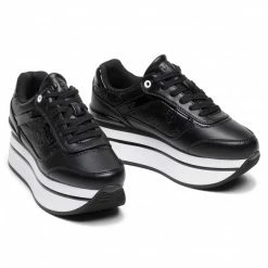 Sneakers Trainers GUESS - Hansin FL5HNS PEL12 BLKBL Black -GUESS Sales Store 0000207894273 05 pl