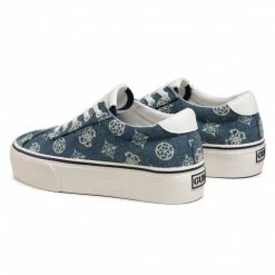 Sneakers Plimsolls GUESS - Sanam FL5SAN FAL12 DENIM Blue -GUESS Sales Store 0000207897946 02 ts