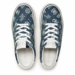 Sneakers Plimsolls GUESS - Sanam FL5SAN FAL12 DENIM Blue -GUESS Sales Store 0000207897946 03 ts