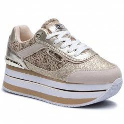 Sneakers Trainers GUESS - Hansin2 FL5HNS FAL12 BEIBR Gold