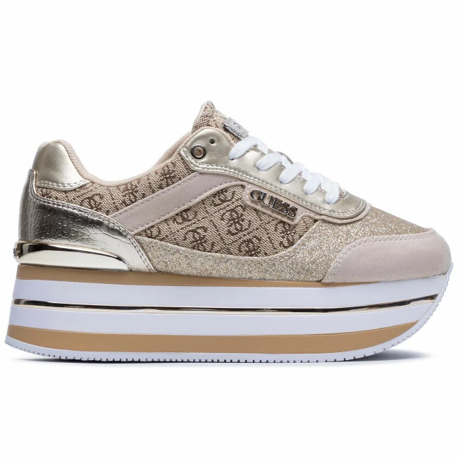 Sneakers Trainers GUESS - Hansin2 FL5HNS FAL12 BEIBR Gold 2 Sneakers Trainers GUESS - Hansin2 FL5HNS FAL12 BEIBR Gold - Image 2