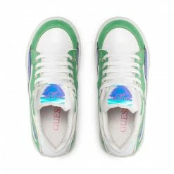 Laced Shoes Trainers GUESS - FI7CAM ELE12 Green White, Green -GUESS Sales Store 0000208508865 06 fp