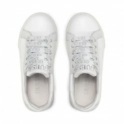 Laced Shoes Trainers GUESS - FI7COL LEA12 OFWHI White -GUESS Sales Store 0000208509114 04 fp