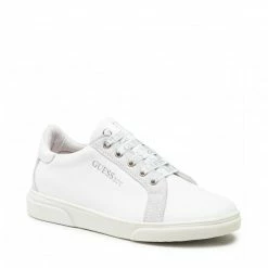 Laced Shoes Trainers GUESS - FJ7COL LEA12 OFWHI White