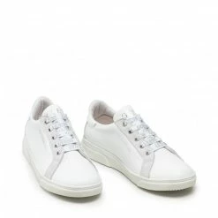 Laced Shoes Trainers GUESS - FJ7COL LEA12 OFWHI White -GUESS Sales Store 0000208509206 08 sw
