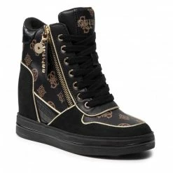 Sneakers Trainers GUESS - Nangy FL7NNG FAL12 BLKBR Black