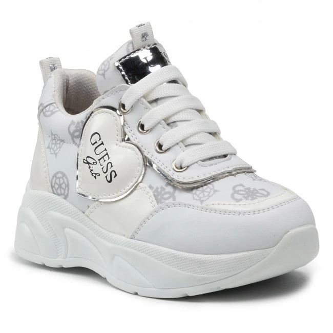 Laced Shoes Trainers GUESS - FICLA8 FAL12 WHISI White 1 Laced Shoes Trainers GUESS - FICLA8 FAL12 WHISI White