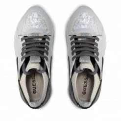 Laced Shoes Trainers GUESS - FISCA8 ELE12 WHITE White -GUESS Sales Store 0000208784344 04 mj