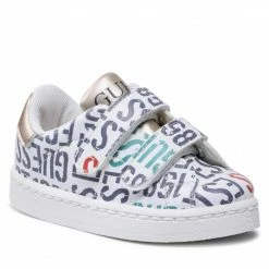 Velcro Trainers GUESS - FTLUS8 ELE12 GUELO White, Colourful