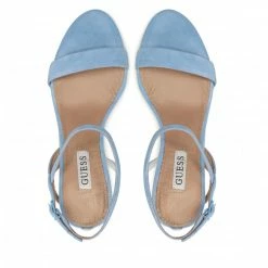 Elegant Sandals Sandals GUESS - Kabelle FL5KAB SUE03 BLUE Blue -GUESS Sales Store 0000209689525 04 rz