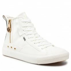 Plimsolls Sneakers GUESS - Aviano Mid Lion FM5AML ELE12 WHITE White
