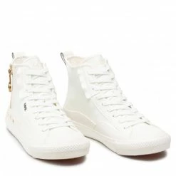 Plimsolls Sneakers GUESS - Aviano Mid Lion FM5AML ELE12 WHITE White -GUESS Sales Store 0000209690101 07 ks