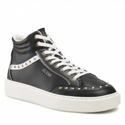 Sneakers Trainers GUESS - Vice Mid Studs FM5VDS LEA12 BLACK Black