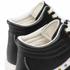 Sneakers Trainers GUESS - Vice Mid Studs FM5VDS LEA12 BLACK Black -GUESS Sales Store 0000209703900 06 rz