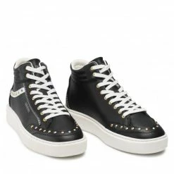Sneakers Trainers GUESS - Vice Mid Studs FM5VDS LEA12 BLACK Black -GUESS Sales Store 0000209703900 07 rz