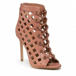 Ankle Boots GUESS - Abriele FL5ABL LEA09 ROSE Pink