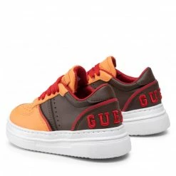 Laced Shoes Trainers GUESS - Afi FI5BAF ELE12 ORAMU Brown, Orange -GUESS Sales Store 0000209709032 02 mk