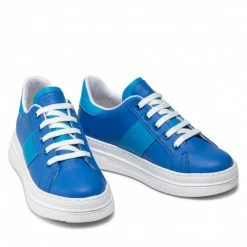Laced Shoes Trainers GUESS - William FJ5WIL ELE12 BLUE Blue -GUESS Sales Store 0000209709636 08 plj