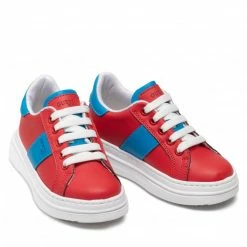 Laced Shoes Trainers GUESS - William FI5WIL ELE12 RED Red -GUESS Sales Store 0000209709674 03 ph