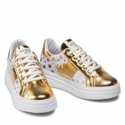 Sneakers Trainers GUESS - Wilma Star FJ5WIM FAB12 WHITE Gold, Colourful 10 Sneakers Trainers GUESS - Wilma Star FJ5WIM FAB12 WHITE Gold, Colourful -GUESS Sales Store 0000209710427 08 wj