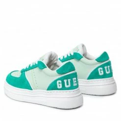 Laced Shoes Trainers GUESS - Afi FI5GAF LEA12 TURQU Green -GUESS Sales Store 0000209711301 02 bs kopia