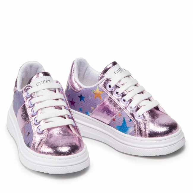 Laced Shoes Trainers GUESS - Wilma Star FI5WIM FAB12 PINK Pink 5 Laced Shoes Trainers GUESS - Wilma Star FI5WIM FAB12 PINK Pink - Image 5