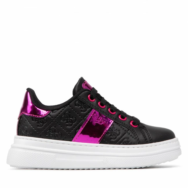 Laced Shoes Trainers GUESS - Wilma 4g FI5WIM FAL12 BLACK Black 2 Laced Shoes Trainers GUESS - Wilma 4g FI5WIM FAL12 BLACK Black - Image 2