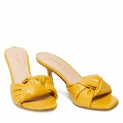 Elegant Mules Slides GUESS - Diedra FL6DEI SUE03 YELLO Yellow -GUESS Sales Store 0000209880755 06 rz