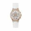 Women's Wristwatch GUESS - Moonlight GW0257L2 WHITE/ROSE GOLD White, Pink