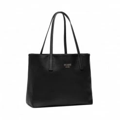 Canvas Totes & Shoppers Handbag GUESS - Vikky Tote HWVG69 95230 BLA Black -GUESS Sales Store 0190231149170 1 az