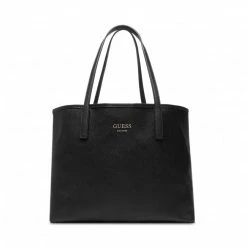Canvas Totes & Shoppers Handbag GUESS - Vikky Tote HWVG69 95230 BLA Black