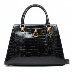 Classic Handbag GUESS - Stephi Girlfriend Satchel HWCB78 75070 BLACK Black