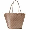 Canvas Totes & Shoppers Handbag GUESS - Alby (SS) HWSS74 55230 LTL Brown