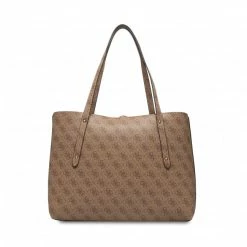 Classic Handbag GUESS - Eco Brenton Tote HWESB8 39023 LTL Beige -GUESS Sales Store 0190231558934 07 ki