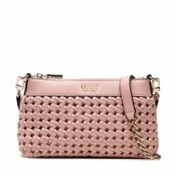 Classic Handbag GUESS - Sicilia Top Zip Shoulder Bag HWWG84 90180 PIN Pink