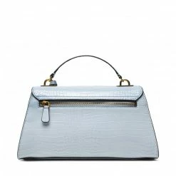 Classic Handbag GUESS - Enisa Top Handle Flap HWCA84 21200 POD Blue -GUESS Sales Store 0190231569749 07 pa