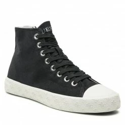 Plimsolls Sneakers GUESS - Ederle Hi Ii FM6EHS FAP12 BLKWH Black