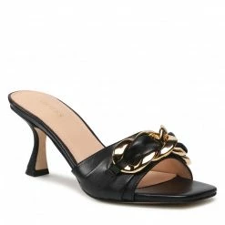 Elegant Mules Slides GUESS - Dillie FL6DL LLEM03 BLACK Black