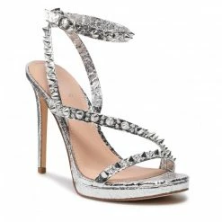 Elegant Sandals Sandals GUESS - Kaiha FL6KIH LEL03 SILVE Silver