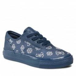 Sneakers Plimsolls GUESS - Perezz FL6PRZ FAL12 DENIM Navy Blue