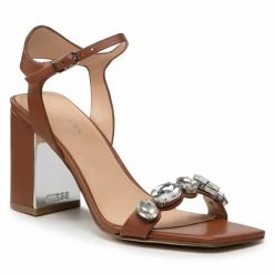 Elegant Sandals Sandals GUESS - Maliny FL6MLY LEA03 CUOIO Brown