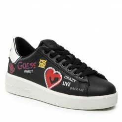 Sneakers Trainers GUESS - Rockies2 FL6R2K LEP12 BLACK Black
