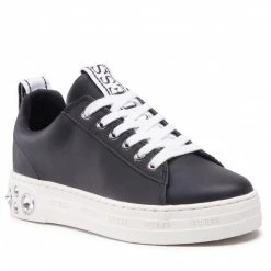 Sneakers Trainers GUESS - Rivet3 FL6RV3 LEA12 BLACK Black