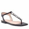 Casual Sandals Sandals GUESS - Sefora FL6SEF LEA21 BLACK Black