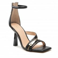 Elegant Sandals Sandals GUESS - Jeomie FL7JEO LEA03 BLACK Black