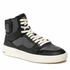 Sneakers Trainers GUESS - Verona Basket Mid FM7VBM ELL12 BLACO Black