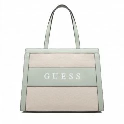 Classic Handbag GUESS - HWWB86 99230 NATURAL/SAGE Beige, Green