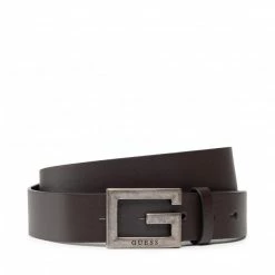 Men's Belts Men's Belt GUESS - Not Coordinated Belts BM7633 LEA35 DKB Brown