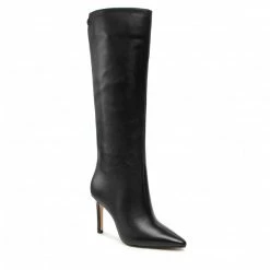 Jackboots Knee High Boots GUESS - Dayton FL8DYT LEA11 BLACK Black